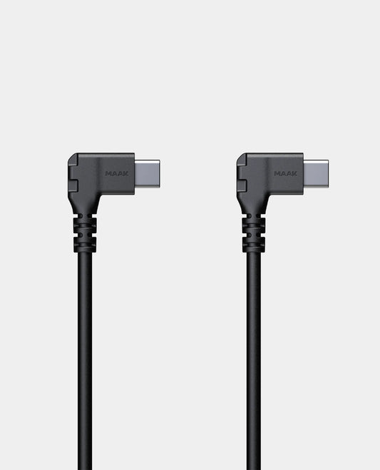 90° USB-C to 90° USB-C Cable (1m)